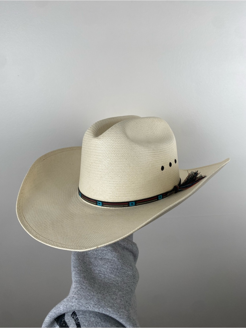 Resistol Straw Cowboy Hat 7 1/4